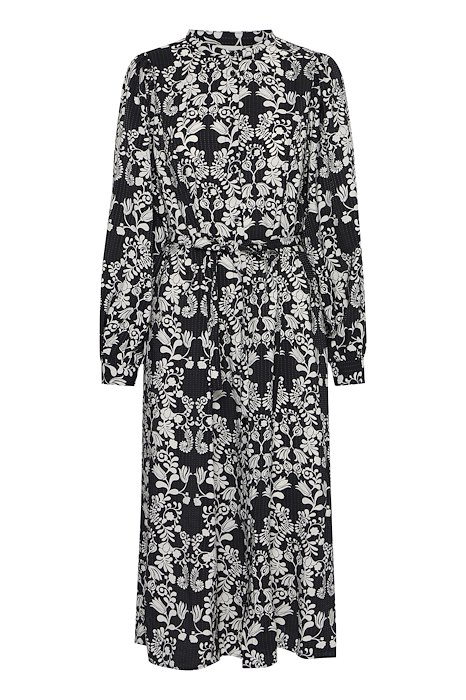 Kjole   Ih Gocina Dr   Black Flower fra Ichi