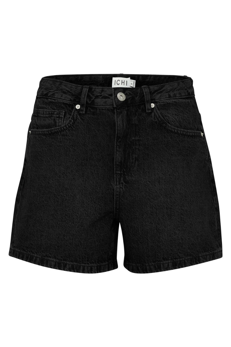 Shorts   Ih Aveny Sho   Washed Black fra Ichi