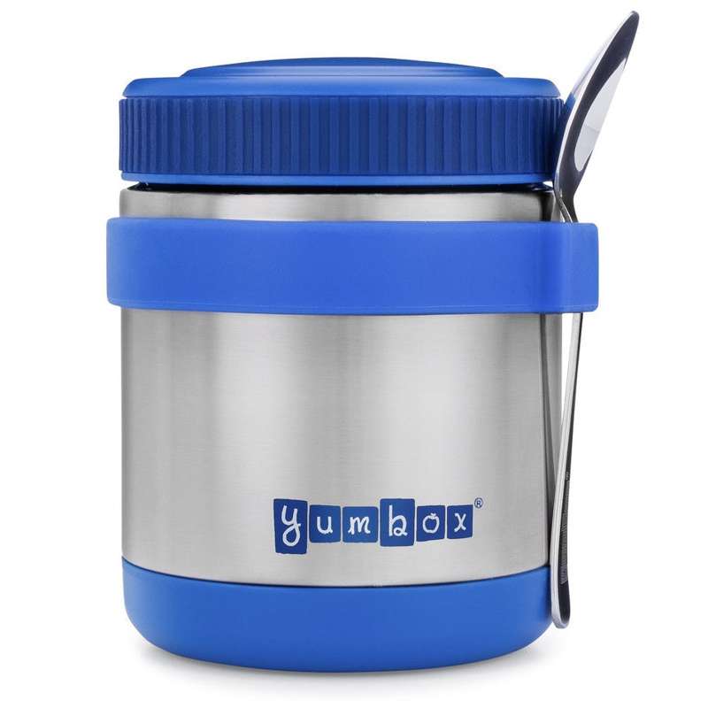 Zuppa Termo Madbeholder M. Ske   415 Ml.   Neptune Blue fra Yumbox