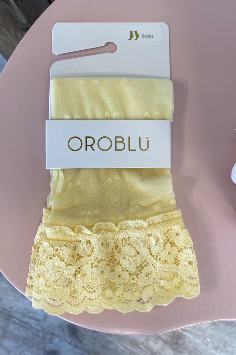 Oroblu   Strømper   Sweetie Socks 20   Vanilla 3 fra Oroblãº