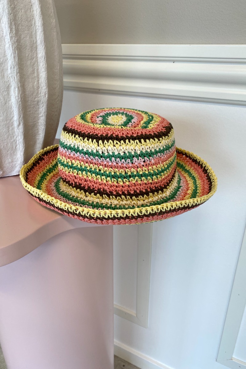 Hat   Nupetrine Bucket Hat   Flamingo Pink fra Nümph