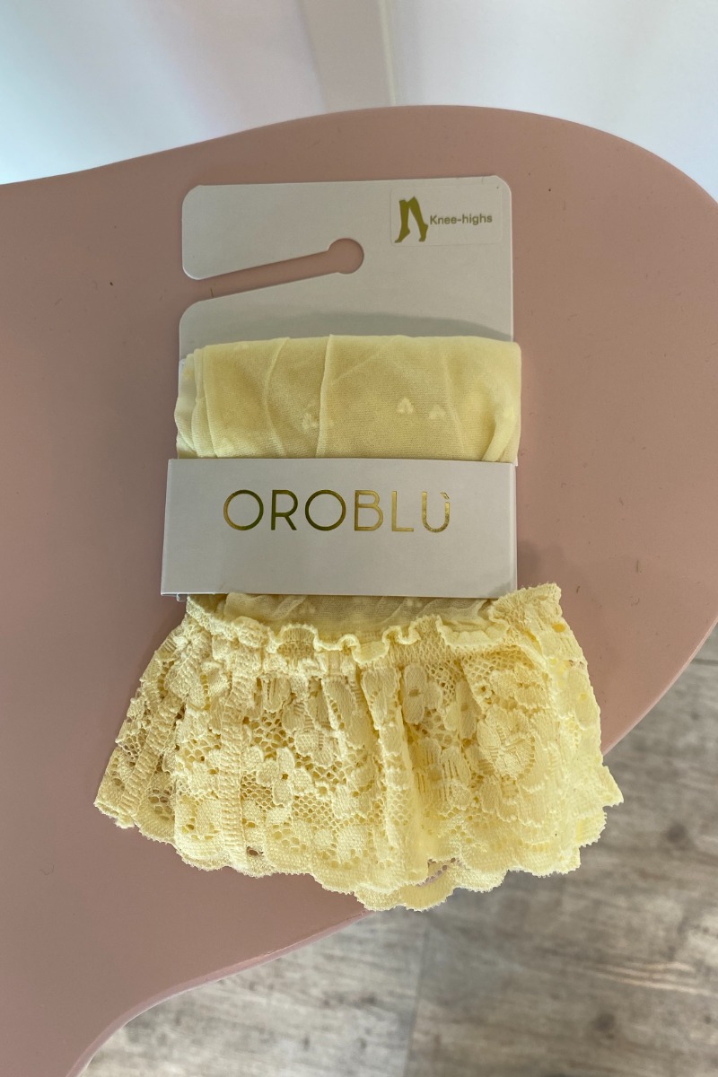 Oroblu   Strømper   Sweetie Knee High   Vanilla fra Oroblãº