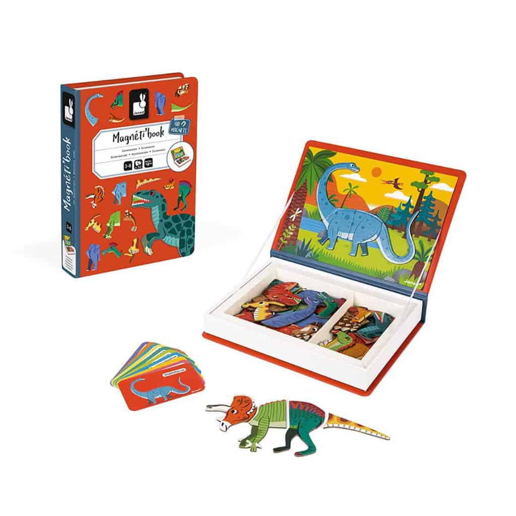 Dinosaurs Magnetibook fra Janod