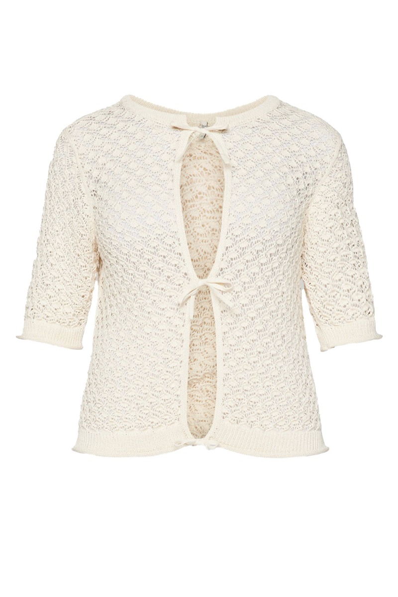 Bluse     Saint Life S S Rev Struc Cardigan   Eggnog fra Jdy