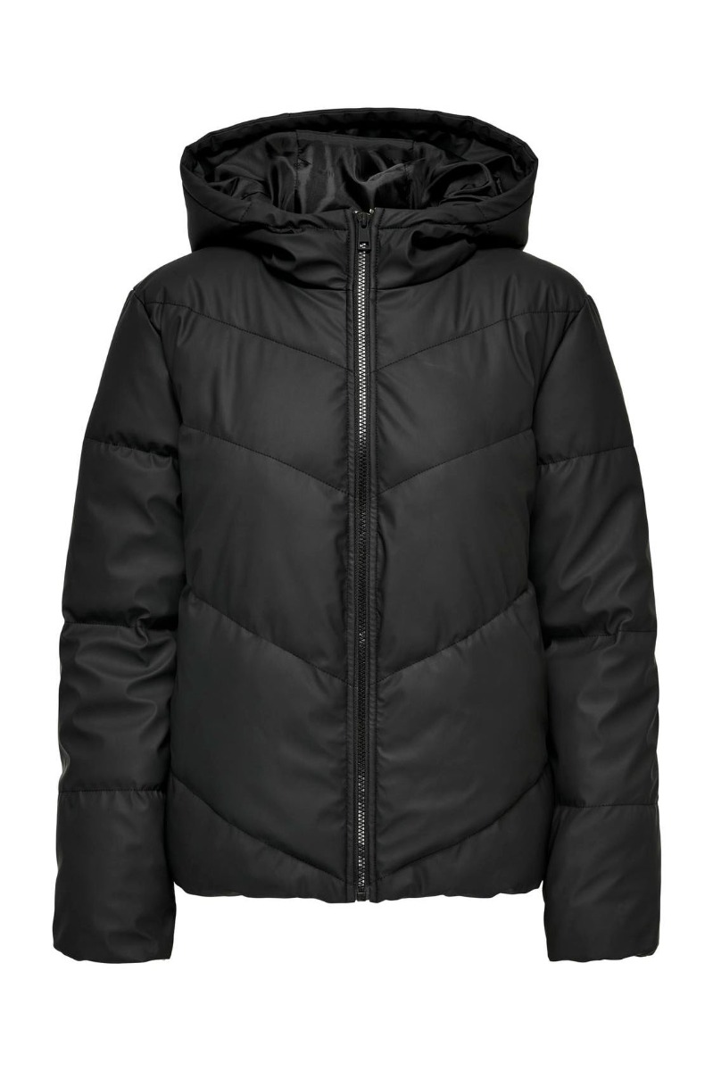 Jakke     Arnhem Water Rep Short Puffa   Black fra Jdy