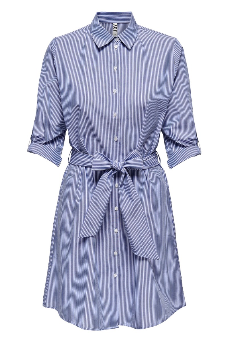 Kjole     Hall 3 4 Shirt Dress   Wedgewood fra Jdy