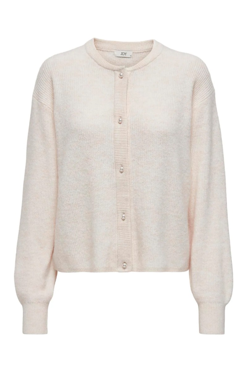 Cardigan   Lumi Life L S Button Cardiga   Birch fra Jdy