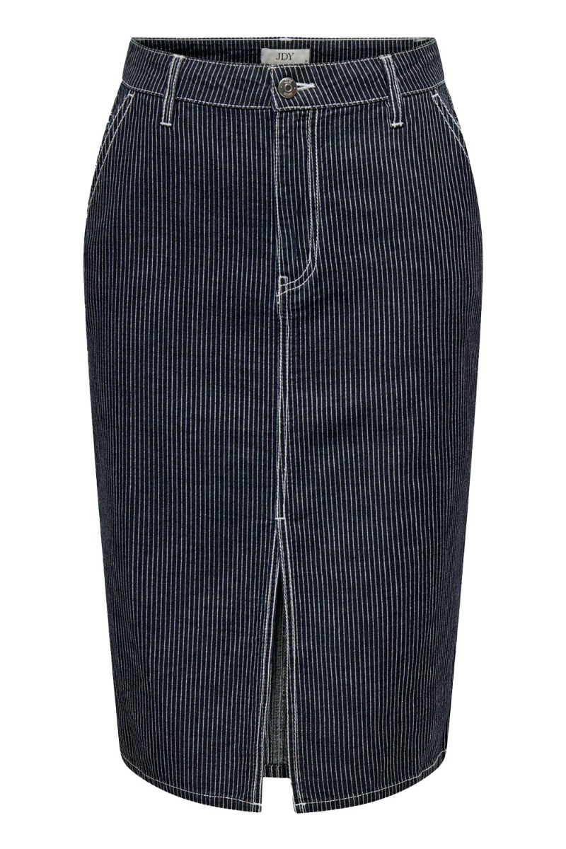 Nederdel       Nevaeh Hw Long Slit Skirt   Night Sky fra Jdy
