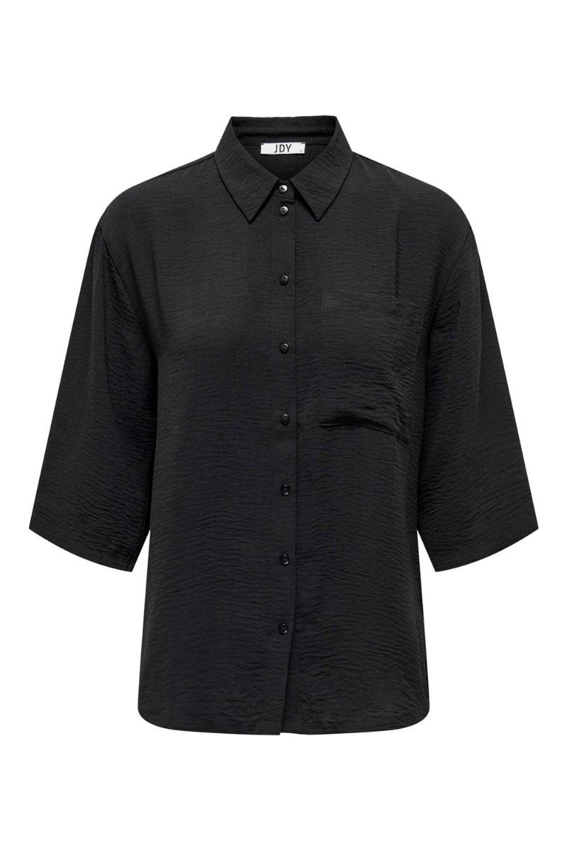 Skjorte     Divya 3 4 Loose Shirt   Black fra Jdy