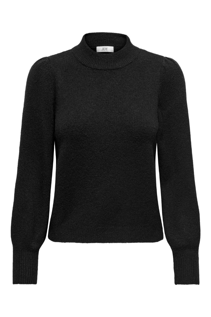 Strik     Rue Life Ls Pullover Knt   Black fra Jdy