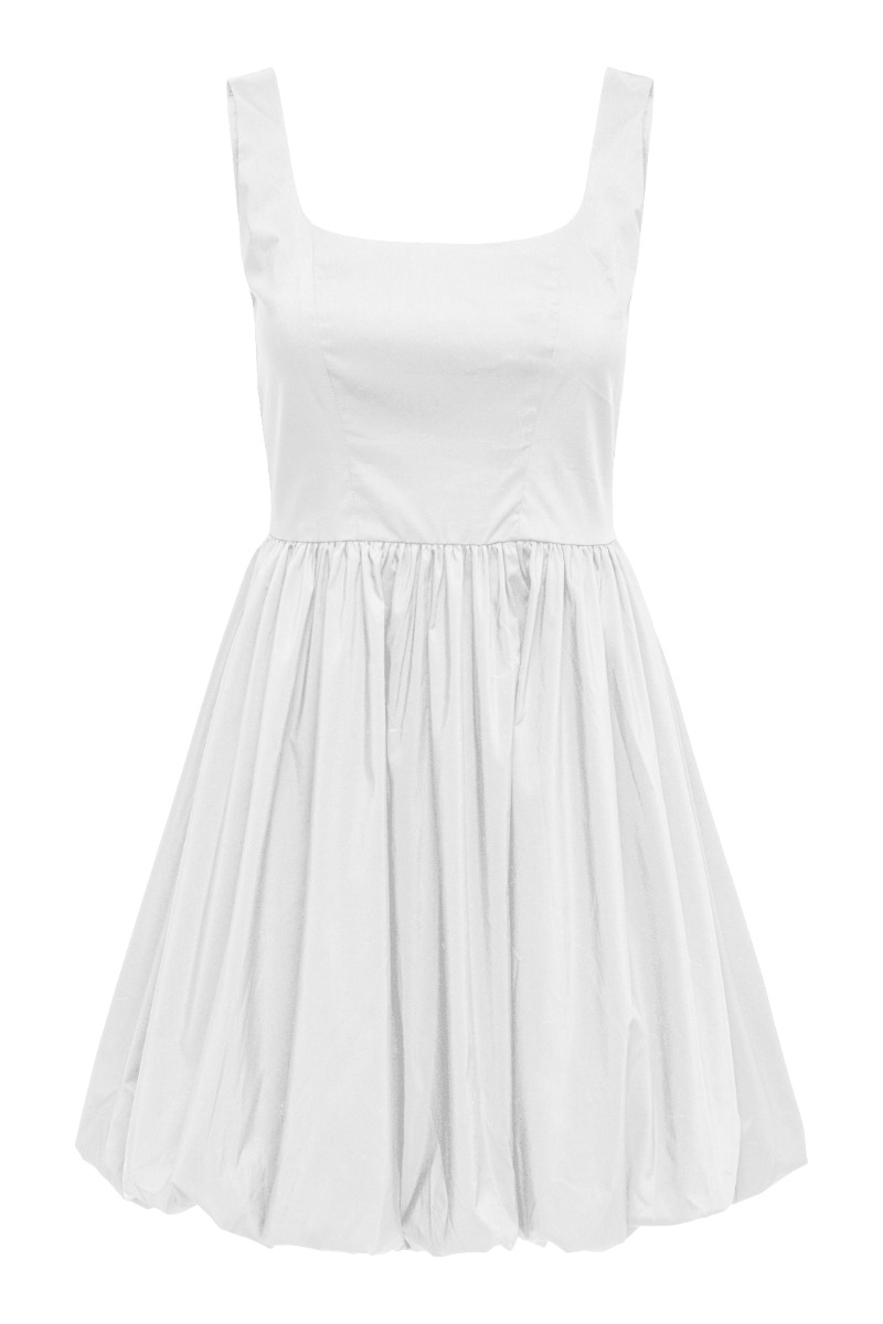 Jsy   Kjole   Mio S L Bubblehem Dress   White fra Jdy