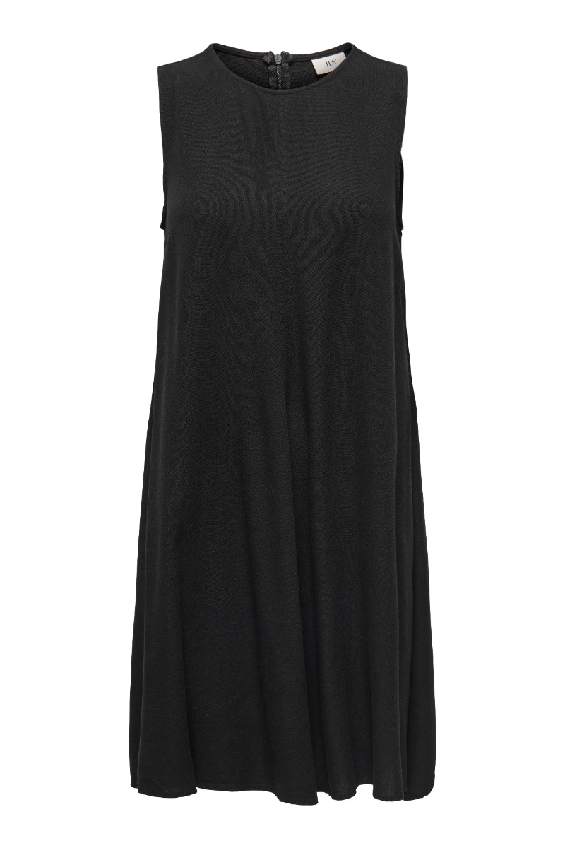 Kjole   Jsay S L Linen Dress   Black fra Jdy
