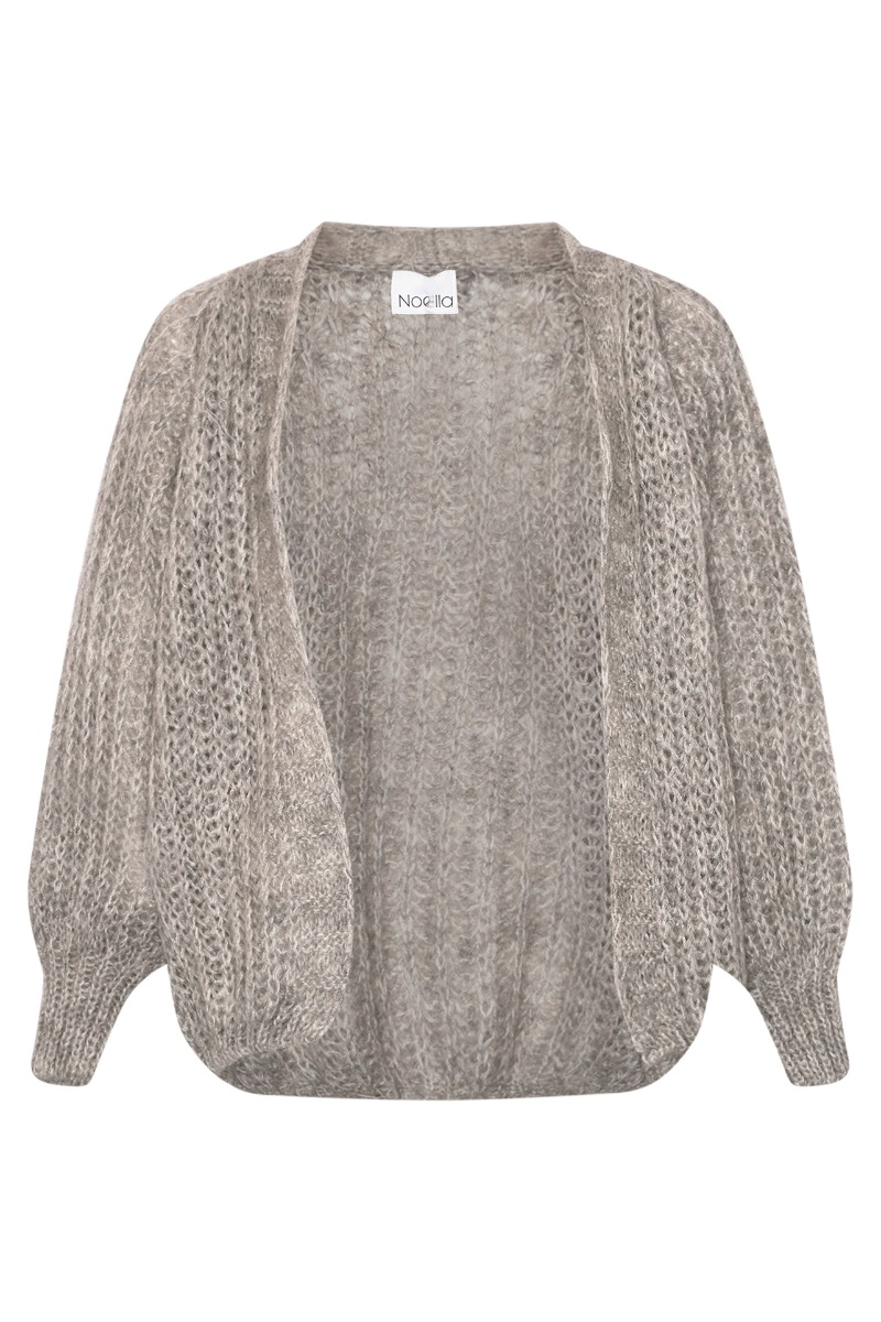 Cardigan   Joseph Knit Cardigan   Light Grey Melange fra Noella