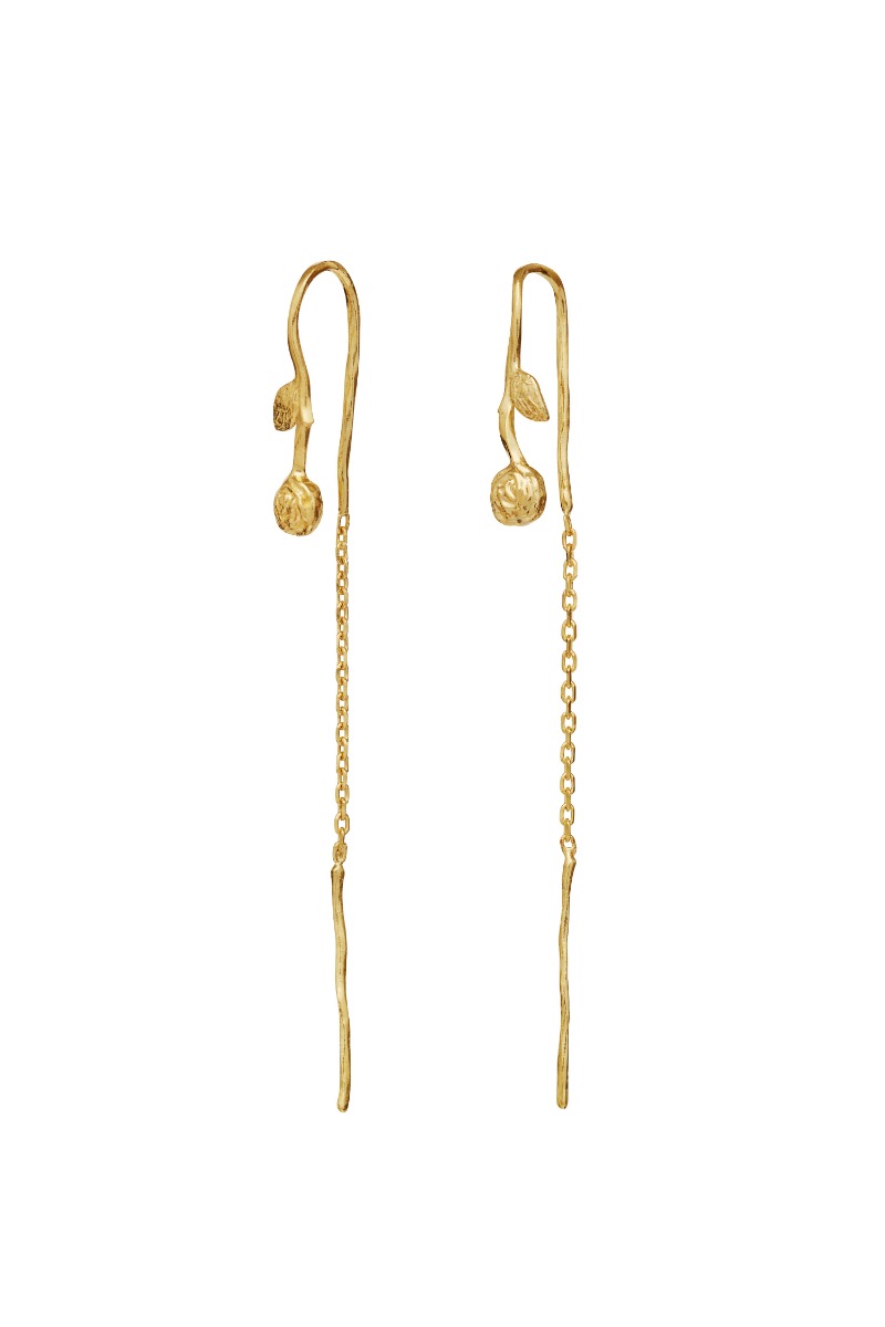 øreringe   Junia Earrings   Guld fra Maanesten