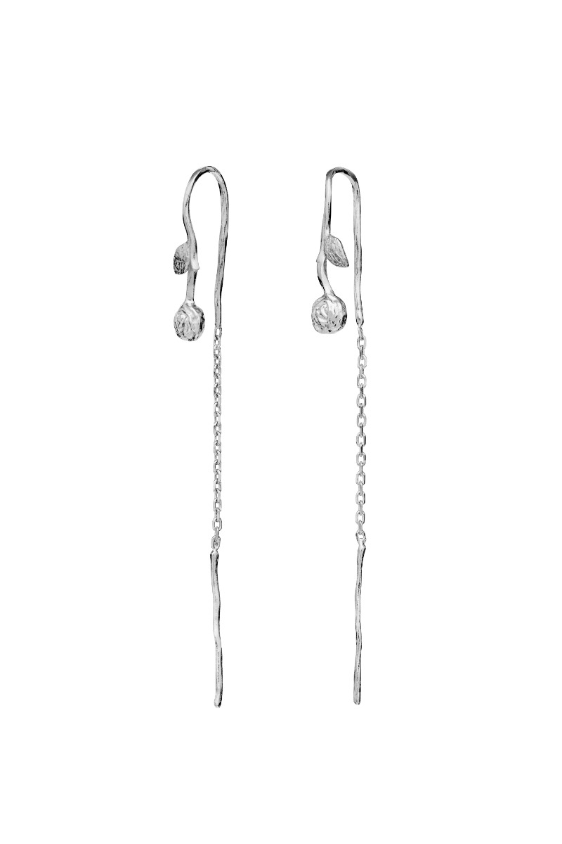 øreringe   Junia Earrings   Sølv fra Maanesten