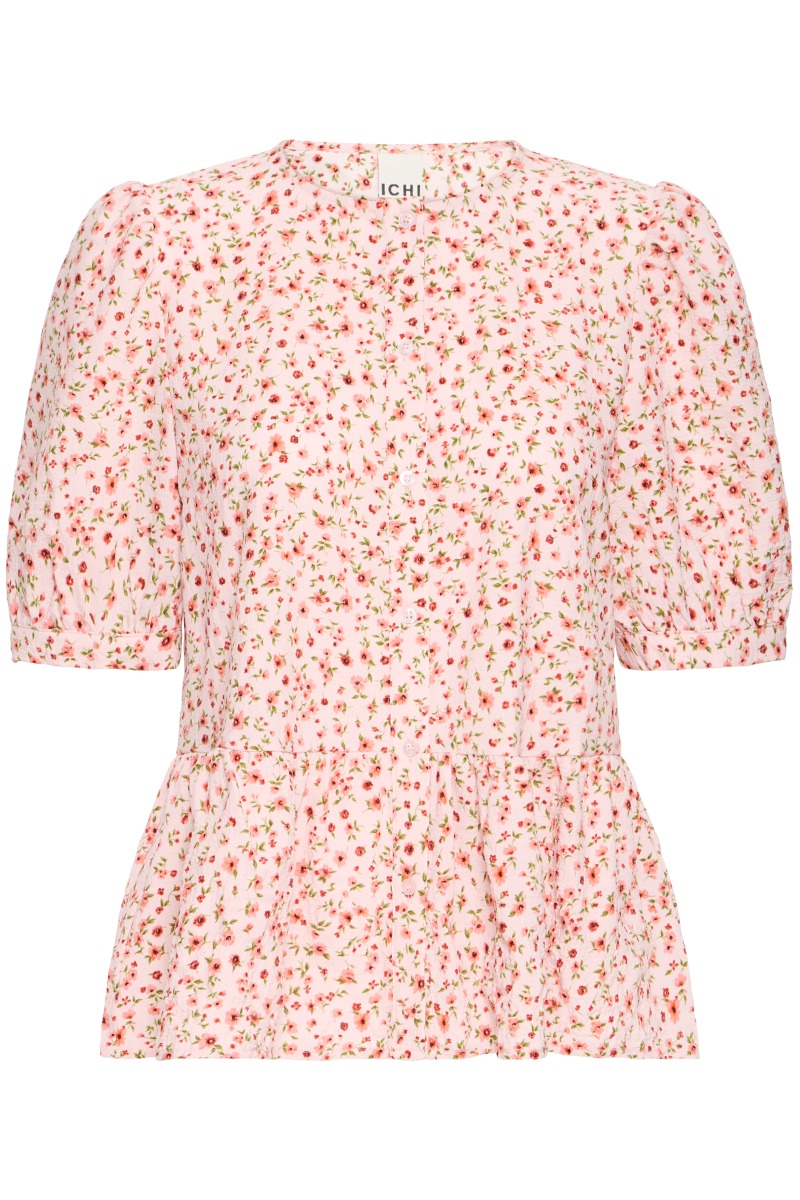 Bluse   Kala Ss2   Chalk Pink Pink Flower fra Ichi