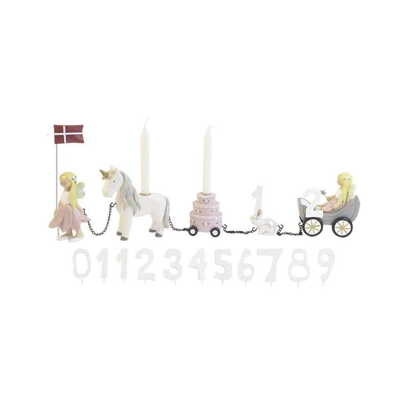 Fødsesldagstog Blomsterfeer M. 11 Tal fra Kids By Friis