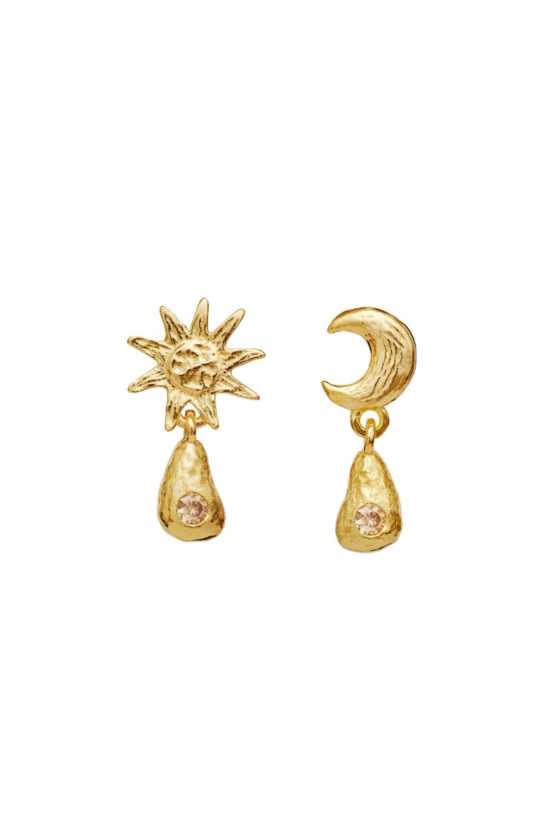 øreringe   Lainy Earrings   Guld fra Maanesten