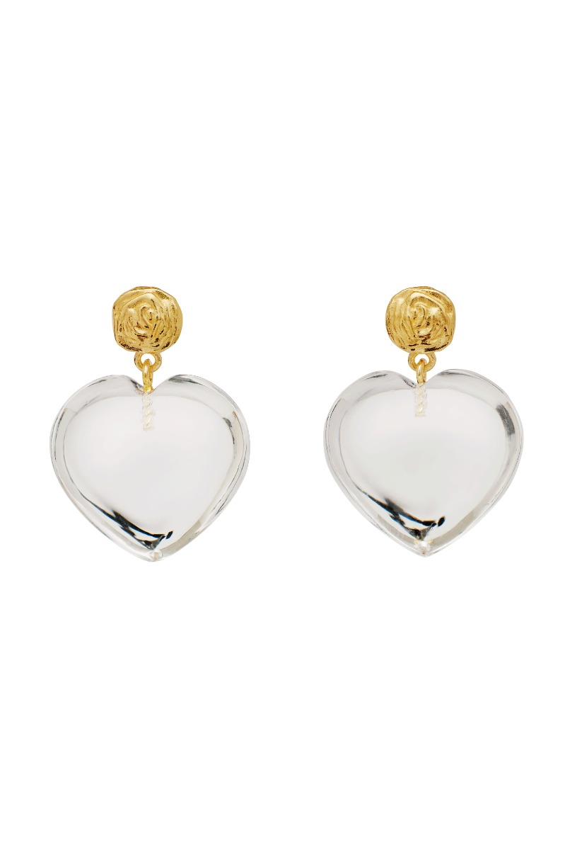 øreringe   Lemona Earrings   Guld fra Maanesten