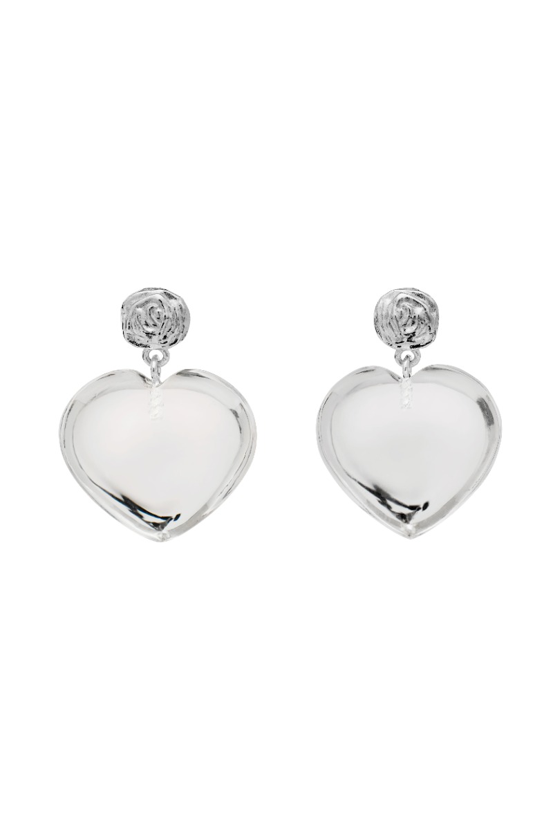 øreringe   Lemona Earrings   Sølv fra Maanesten