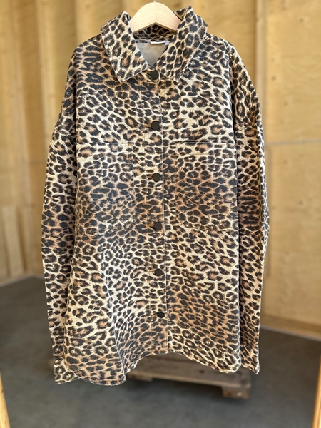 Odessa Jakke Silver Mink Leopard fra Name It