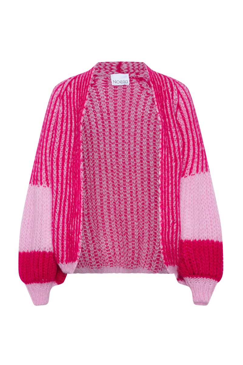 Cardigan   Liana Knit Cardigan   Pink Bubblegum fra Noella