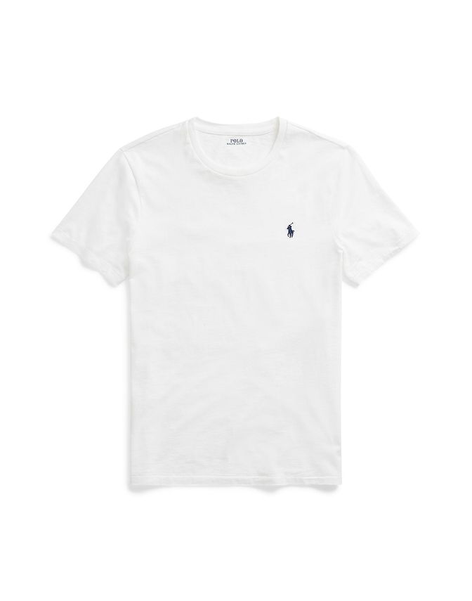 Custom Slim Fit Jersey Crewneck T Shirt fra Ralph Lauren