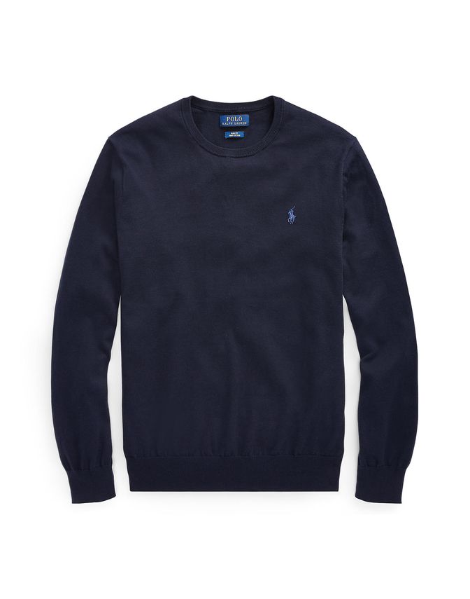 Slim Fit Cotton Sweater fra Ralph Lauren