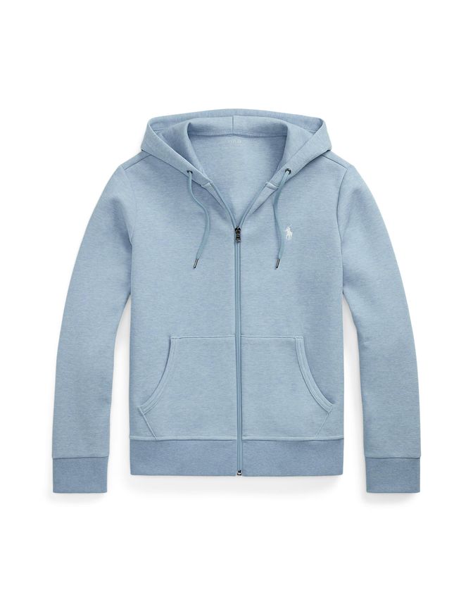 Double Knit Full Zip Hoodie fra Ralph Lauren
