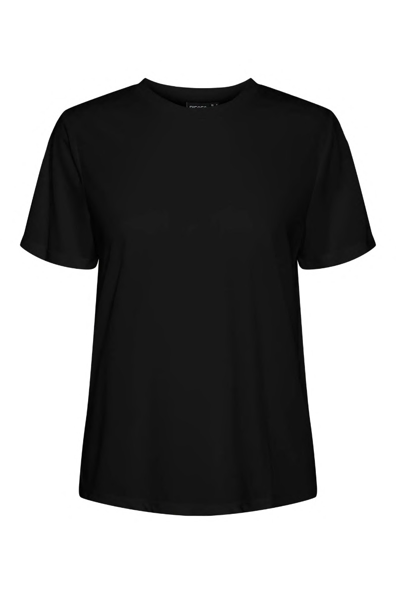 T Shirt   Anora Ss Tee   Black fra Pieces