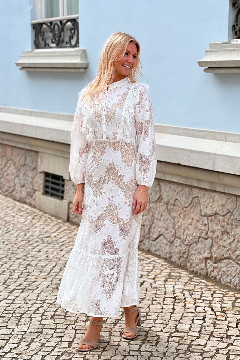 Kjole   Yrsa Ls Dress   White fra Loved By Lykke