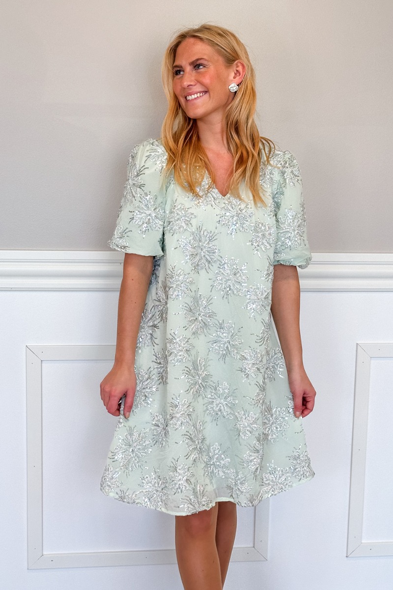 Kjole   Sparkle Dress   Mint fra Loved By Lykke