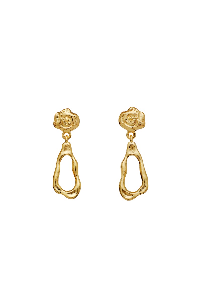 øreringe   Lydia Earrings   Guld fra Maanesten