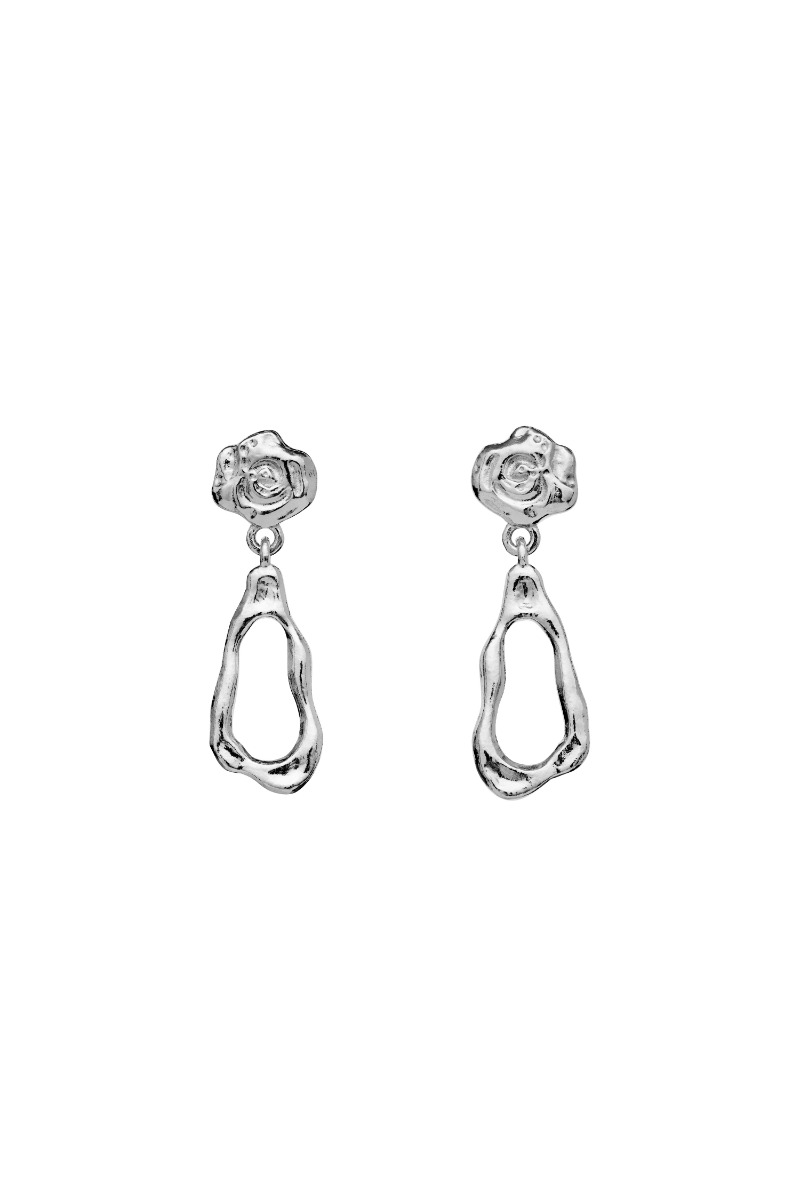 øreringe   Lydia Earrings   Sølv fra Maanesten
