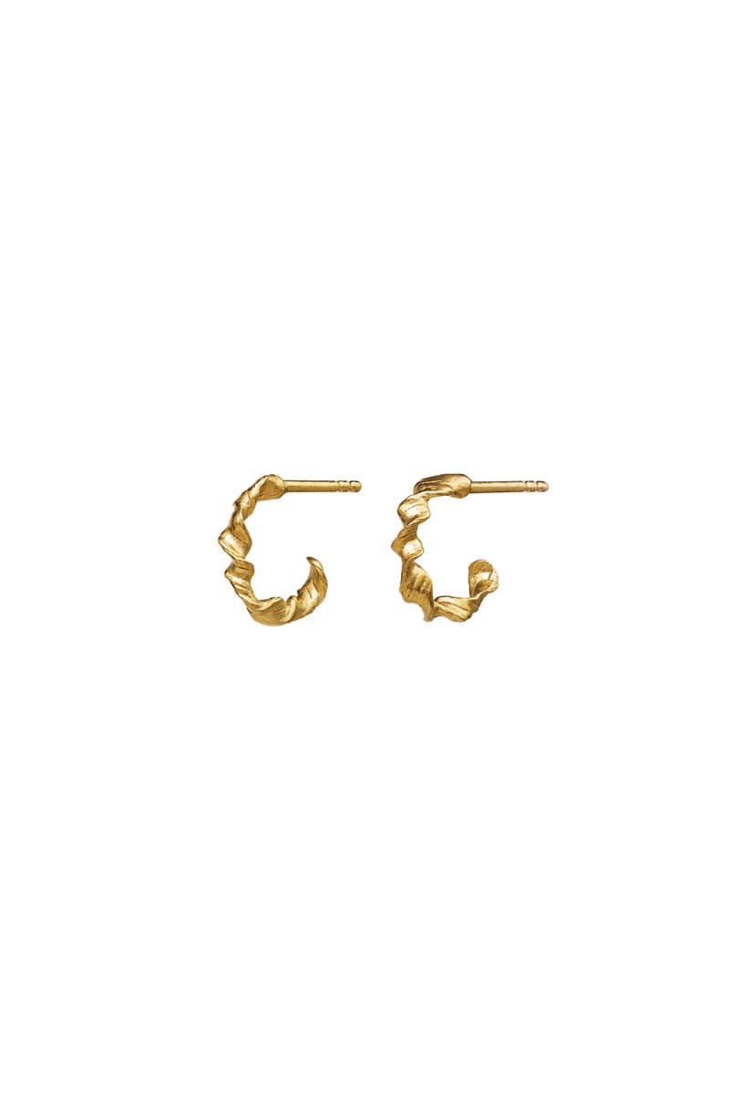 øreringe   Amalie Earring   Guld fra Maanesten