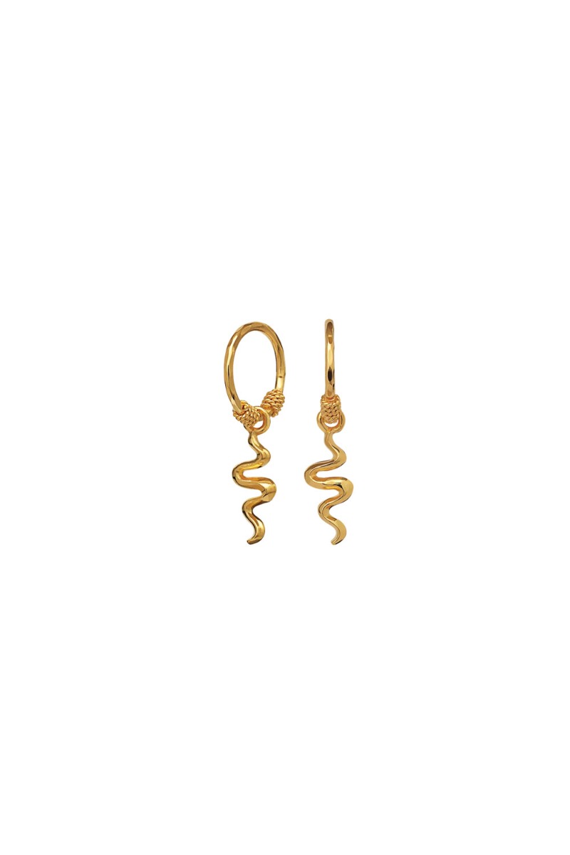 øreringe   Aryah Earrings   Guld fra Maanesten