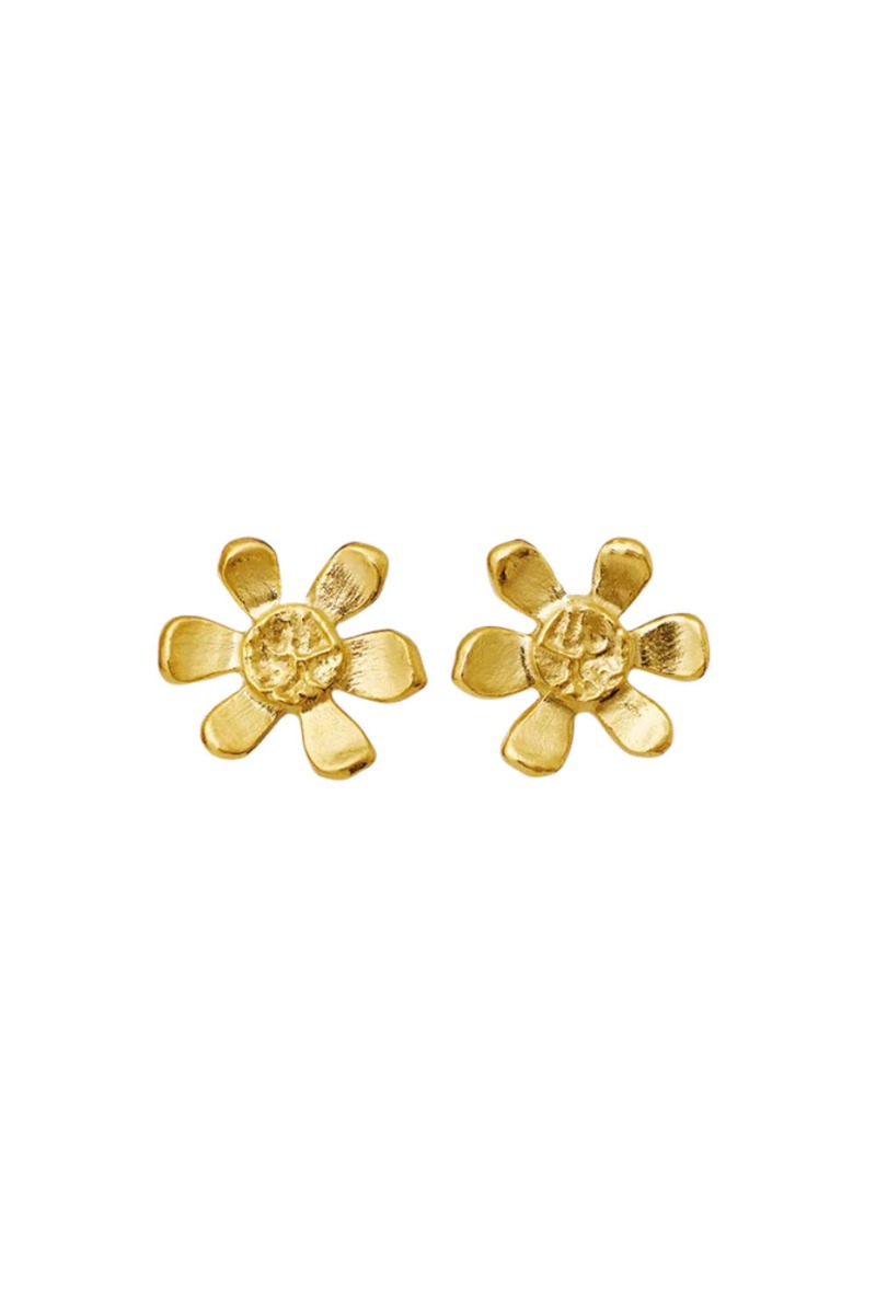 øreringe   Blossom Earrings   Guld fra Maanesten