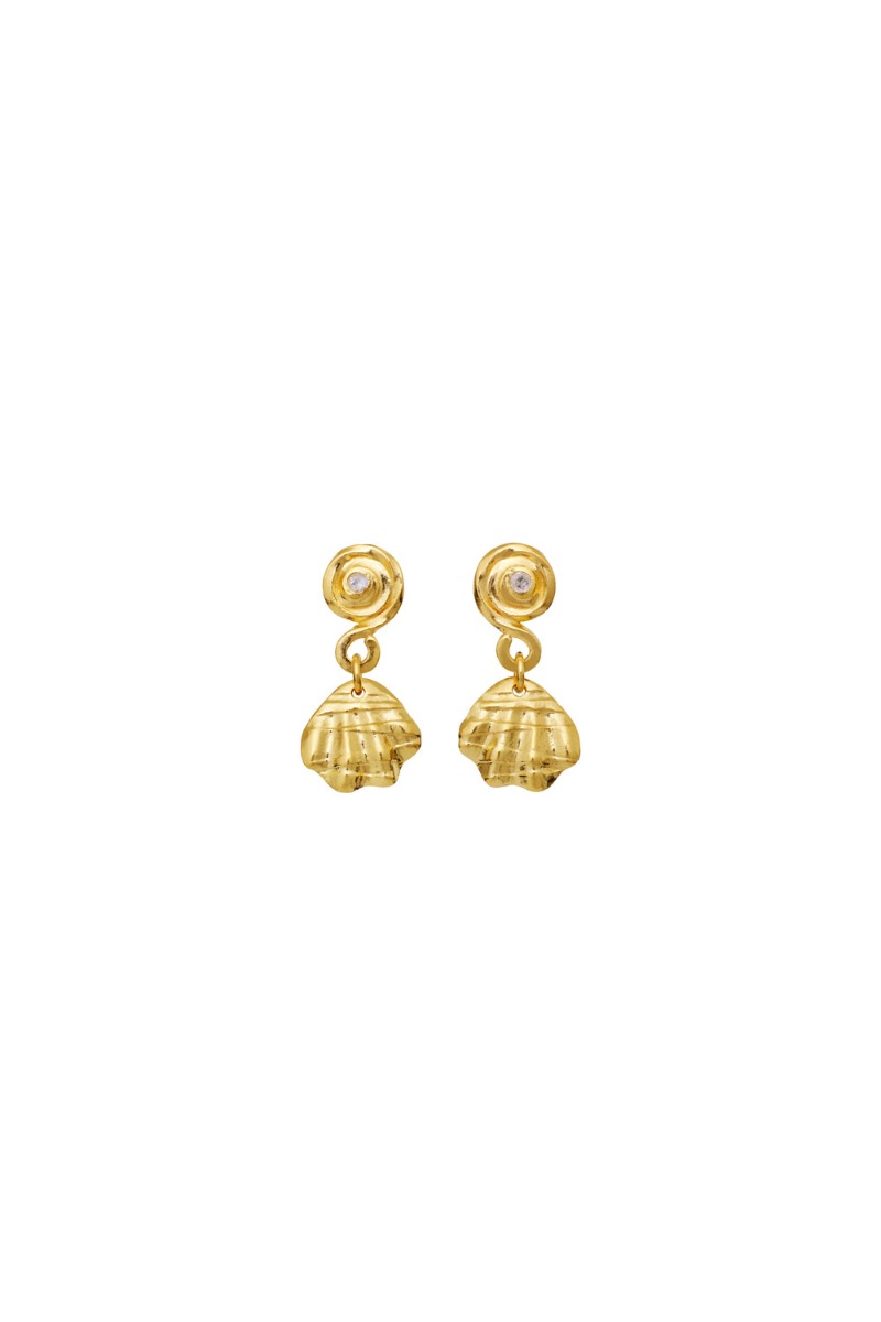 øreringe   Conca Earrings   Guld fra Maanesten