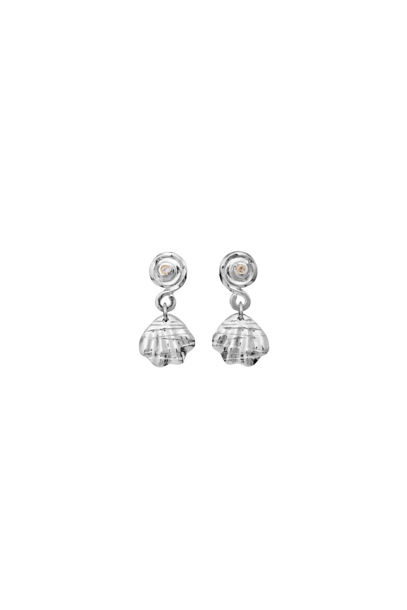 øreringe   Conca Earrings   Sølv fra Maanesten
