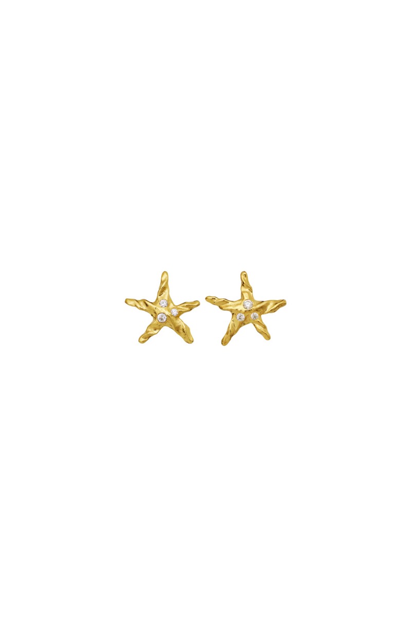 øreringe   Lana Earrings   Guld fra Maanesten