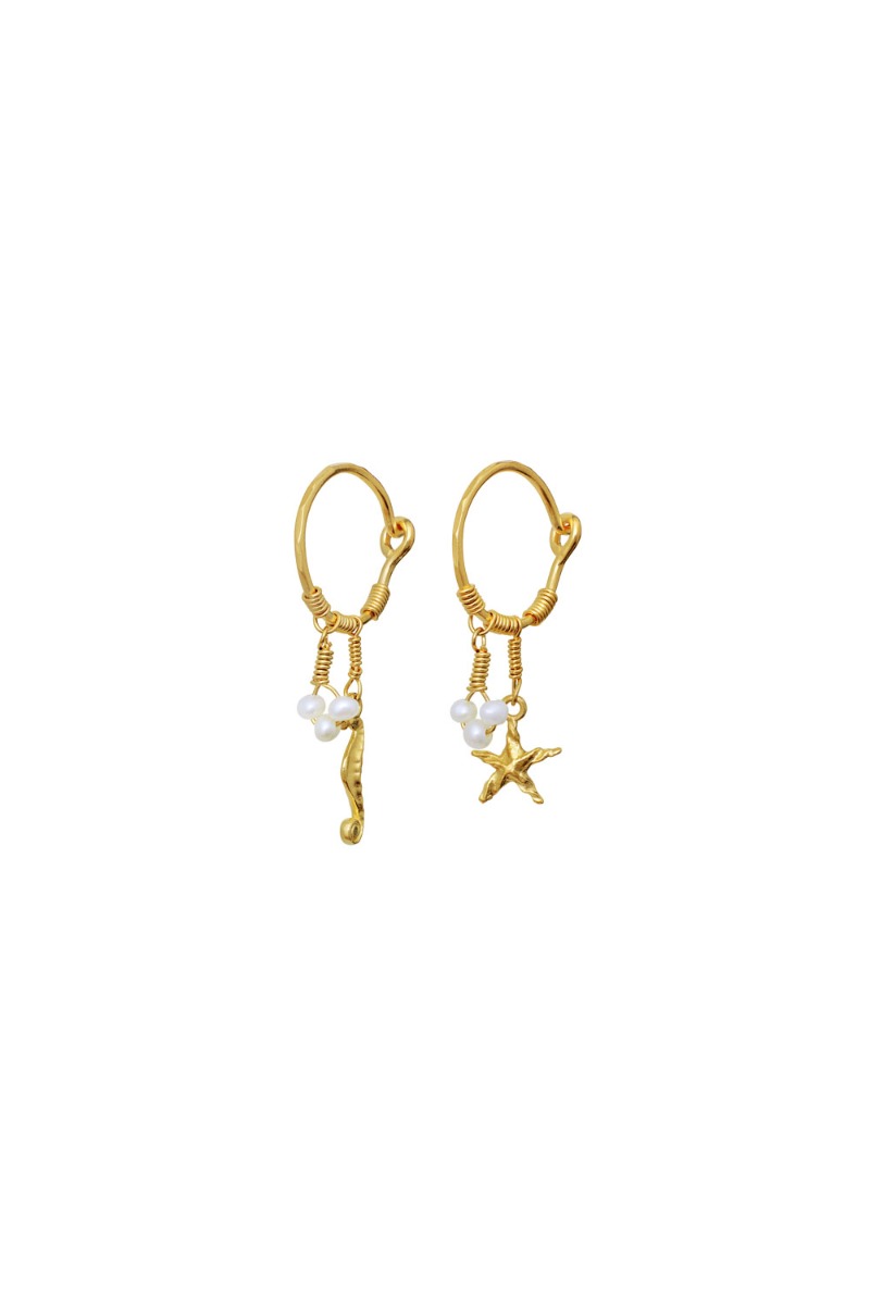 øreringe   Momi Earrings   Guld fra Maanesten