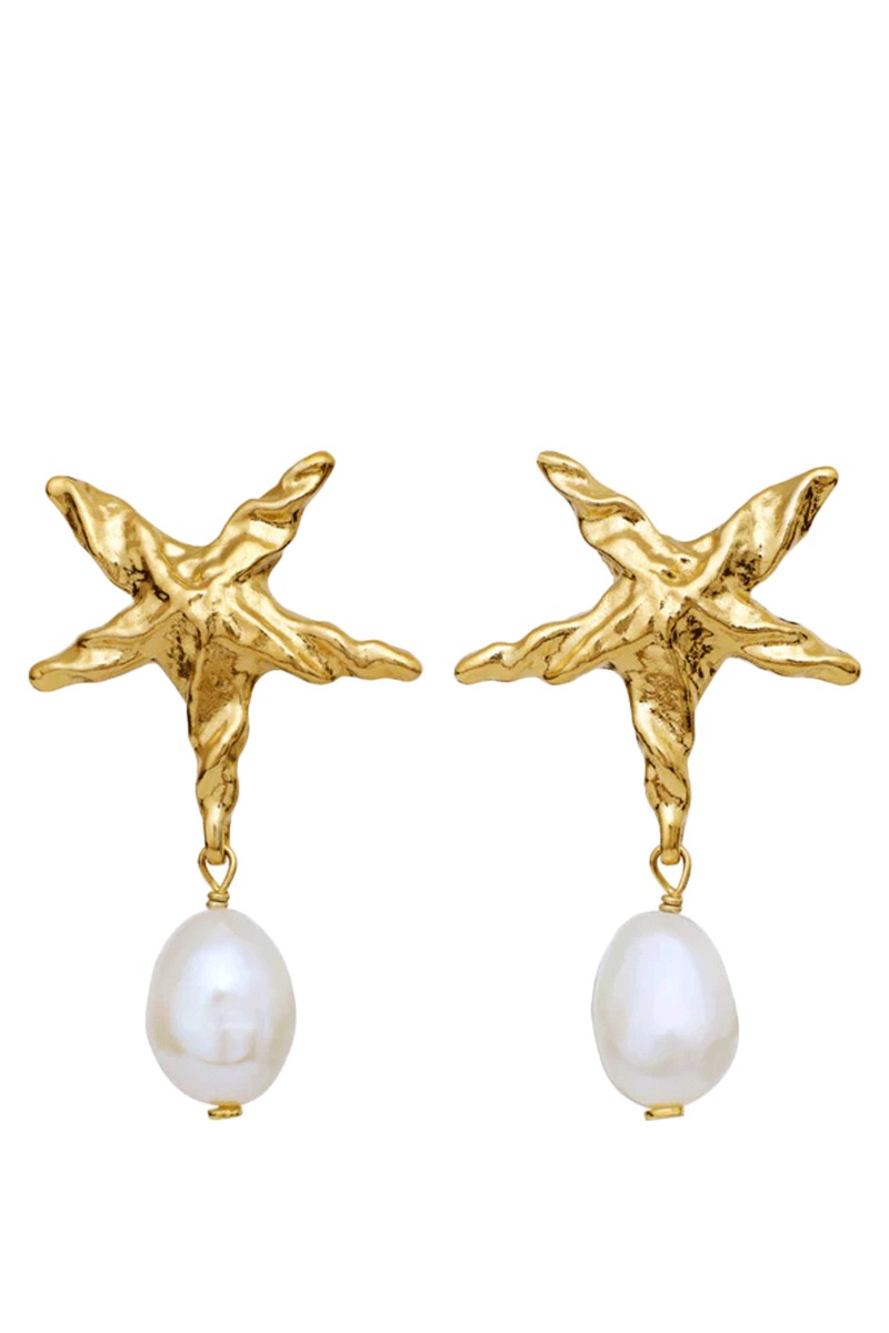 øreringe   Patti Earrings   Guld fra Maanesten