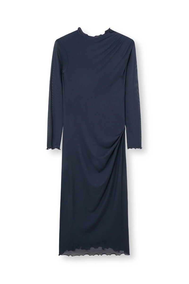 Kjole   Stretch Mesh Fia Dress   Parisian Night fra Mads Nørgaard