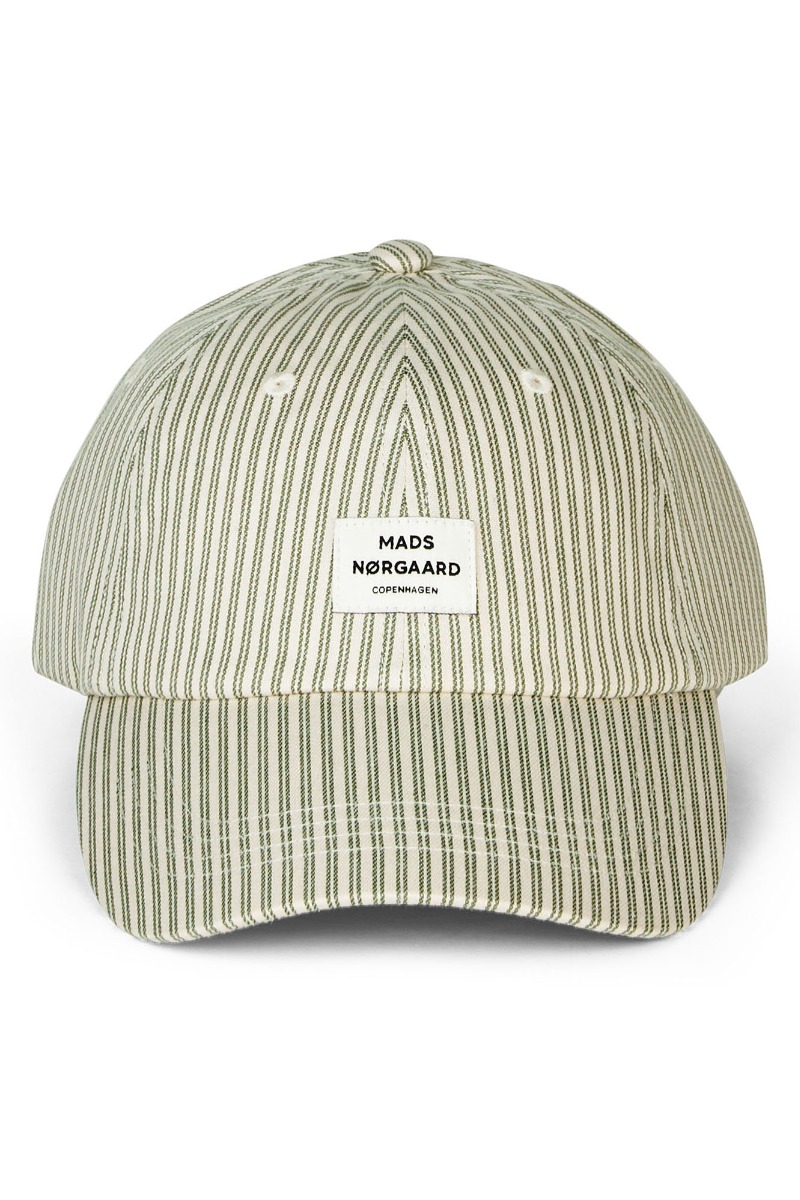 Kasket   Broma Aop Coal Cap   Four Leaf Clover Whitecap Grey (levering Midt Maj) fra Mads Nørgaard