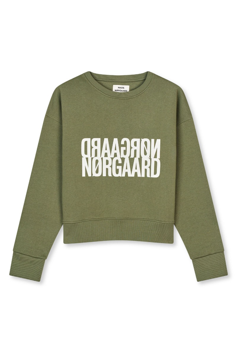 Sweat   Organic Sweat Tilvina Sweatshirt   Four Leaf Clover (levering Midt Maj) fra Mads Nørgaard