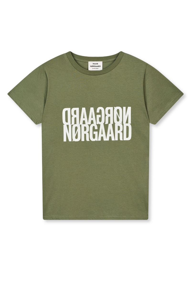 T Shirt   Single Organic Trenda P Tee   Four Leaf Clover (levering Midt Maj) fra Mads Nørgaard