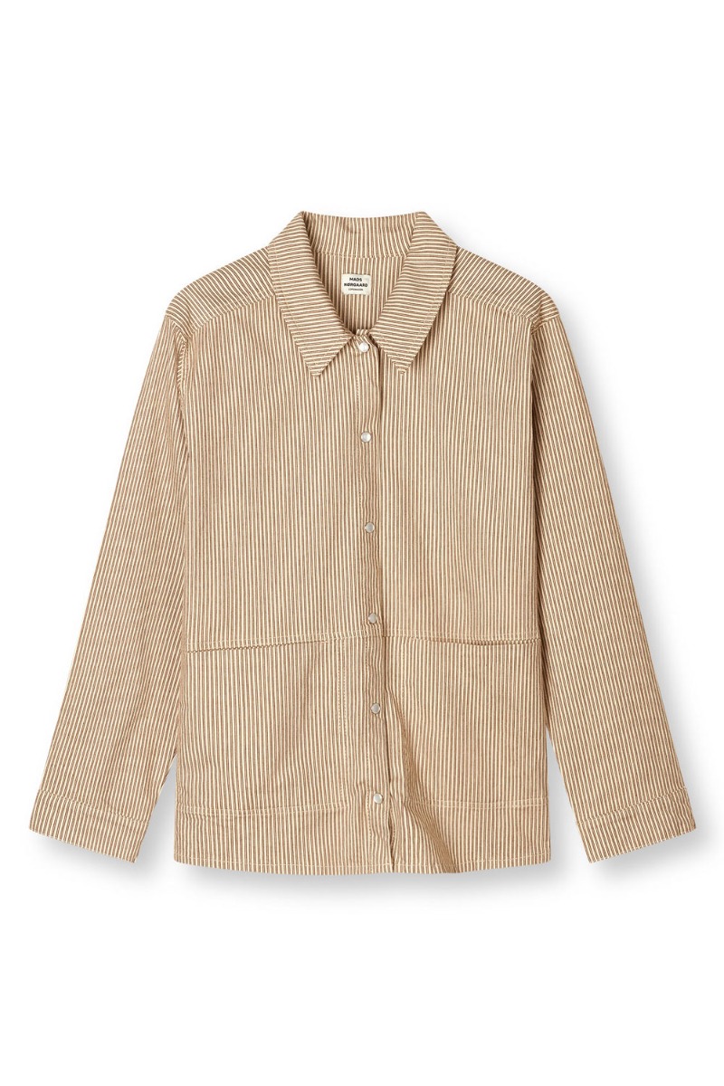 Skjorte   Bromi Gloria Jacket   Partridge Whitecap Gray fra Mads Nørgaard