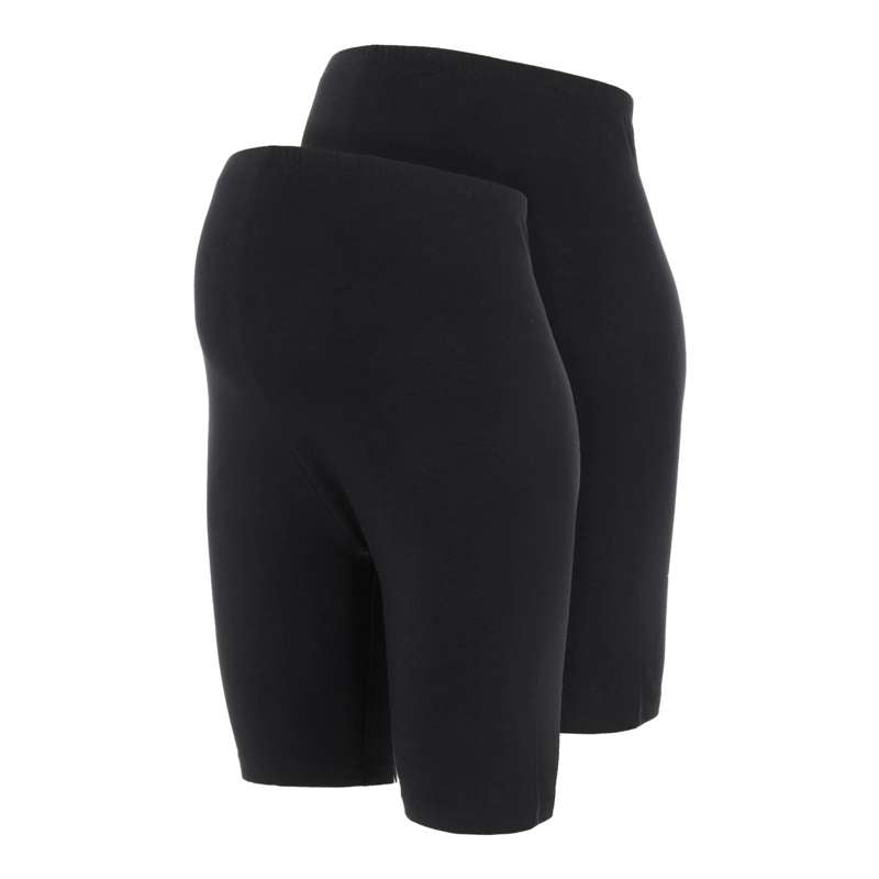 Mlsanni Graviditets Cykelshorts  2 Pak   Sort fra Mamalicious