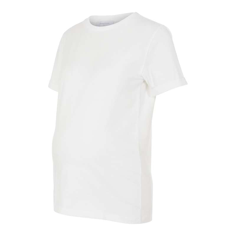 Mleva Jersey Graviditetstop   Hvid fra Mamalicious