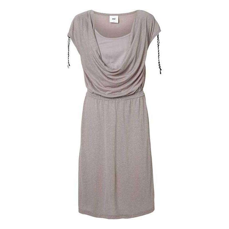 Twisty Jersey Ventekjole   Grey Melange fra Mamalicious